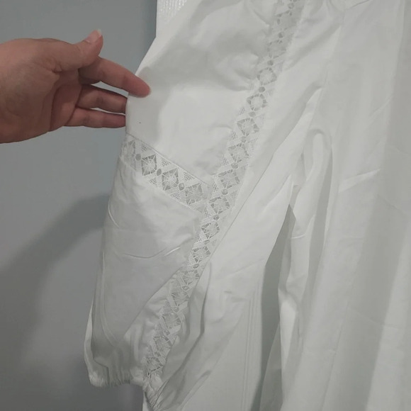 NWT Cato White Cold Shoulder Long Sleeve Blouse in Size 18/20 2X - Picture 4 of 8